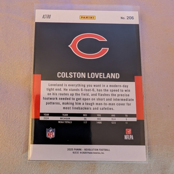 Colston Loveland- 2025 Panini Mosaic #275 Blue Scope Prizm Image Variation - Picture 2 of 2